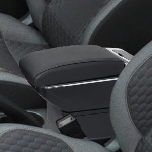 For Ford Fiesta 2011-2017 Dual Layer Armrest Car Central Storage Box Interior UK
