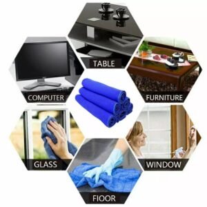 50X LARGE MICROFIBRE CLEANING AUTO CAR DETAILING SOFT CLOTHS TOWEL DUSTER WASH