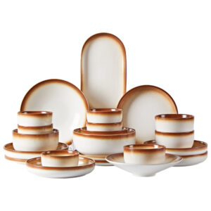 New Household Underglaze Colored Bowls And Dishes