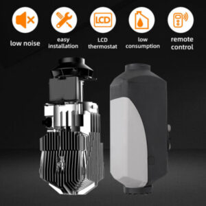 12V Heater 5KW Air Tank Remote Control LCD Thermostat Caravan Motorhome