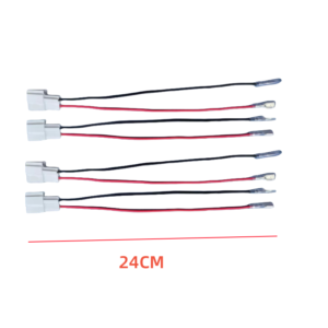 Car Door Speaker Harness For 2001-2006 Mini Cooper R50 R53, 1992-2000 Hyundai Elantra, 2006-2007 Sequoia, 1992-1996 Mintsubishi Montero Install Audio Wiring Connector Adapter 1 Pair