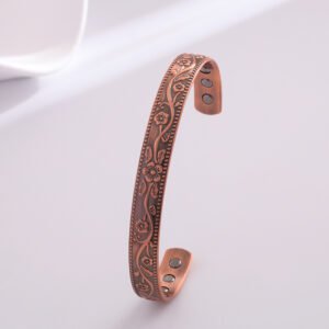 Retro Simple Pure Copper Magnetic Bracelet