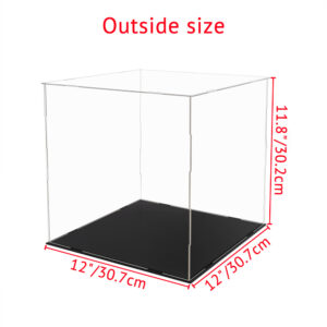 30x30x30CM Acrylic Display Case Clear Dustproof Box Model Toy F Igure Collectible