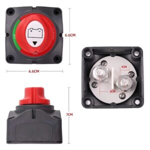 Support Pan European：Car Battery 300A Disconnect Switch Main Switch Power Switch 12V48V Boat Car Truck