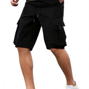 Men’s Loose-Fit Casual Pants With Multiple Pockets