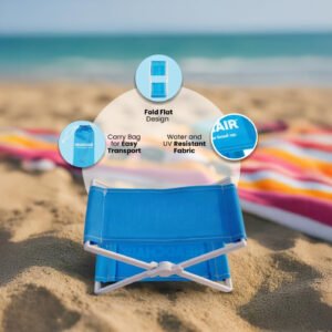 Retro Beach Lounge Chair Cushion