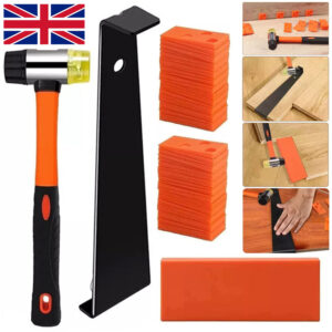 Laminate Wood Floor Fitting Installation Wooden Kits 60 Spacers Home DIY Tool