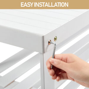 3-Tier Seamless Top Bamboo Shoe Rack