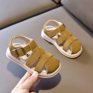 Children’s Sandals, Baby Walking Shoes, Summer New Styles, Toe Caps, Small Children’s Shoes, Boys’ And Girls’ Baby Shoes, Versatile Styles