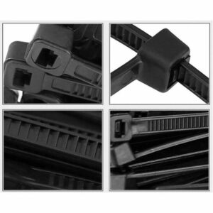 Cable Ties Zip Ties Nylon UV Stabilised 1 0 0 0pc Bulk Black Cable Tie 150mm X 2.5mm Pack