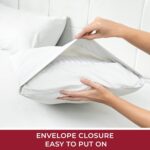 2000TC 4PCS Bed Sheet Set Single KS Double Queen King Flat Fitted Pillowcases