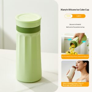 Portable Ice-Making Cup Outdoor Silicone Beverage Cup
