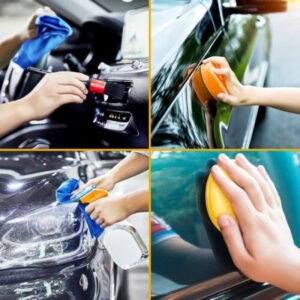 30PCS Car Detailing Wash Brush Set For Interior Exterior Wheels Car Cleaning Kit