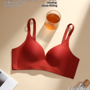 Thin, Small-cup Push-up Wireless Bra That Gathers And Controls Side Boob