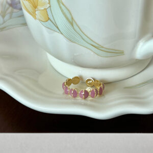 Women Colorful Enamel Butterfly Finger Ring, Purple Niche High-end Style, Daily All-Match Long Lasting Ring