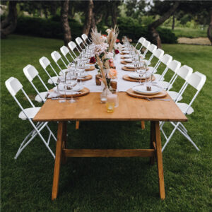 4Pcs Folding Chair, 350LBS Lightweight Foldable Plastic Chair, Reinforced Metal Frame Easy To Fold & Store For Indoor & Outdoor, Wedding, Party, Meeting Room, Patio And Garden