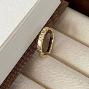 Minimalist Luxury Women Ring Retro Brushed Zircon Non-Fading Finger Ring