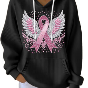 Women’s Hooded Long-sleeved Pullover Shirt