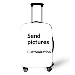 Luggage Protection Cover With Printed Travel Dust Cover