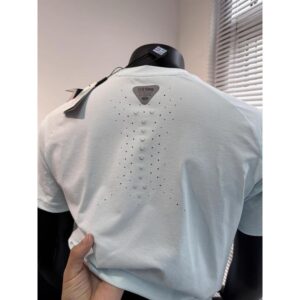 Laser-perforated Quick-dry Mens Sports And Fitness Short-sleeve T-shirt