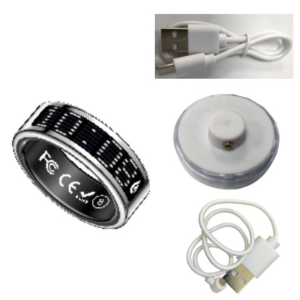 Smart Ring With Display For Counting, Heart Rate, Blood Oxygen, Pressure, Sleep, And Exercise Monitoring, Smart Bracelet For The Middle East