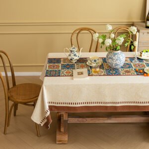 Feiyang Tablecloth Moroccan-style Dining Table Cloth American Cotton
