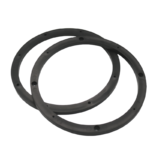 2pcs Thickness 9MM 6.5Speaker Spacers Universal Car Audio Speaker Soild Pad Subwoofer Mid Range Custom Installation Mounting Adapter
