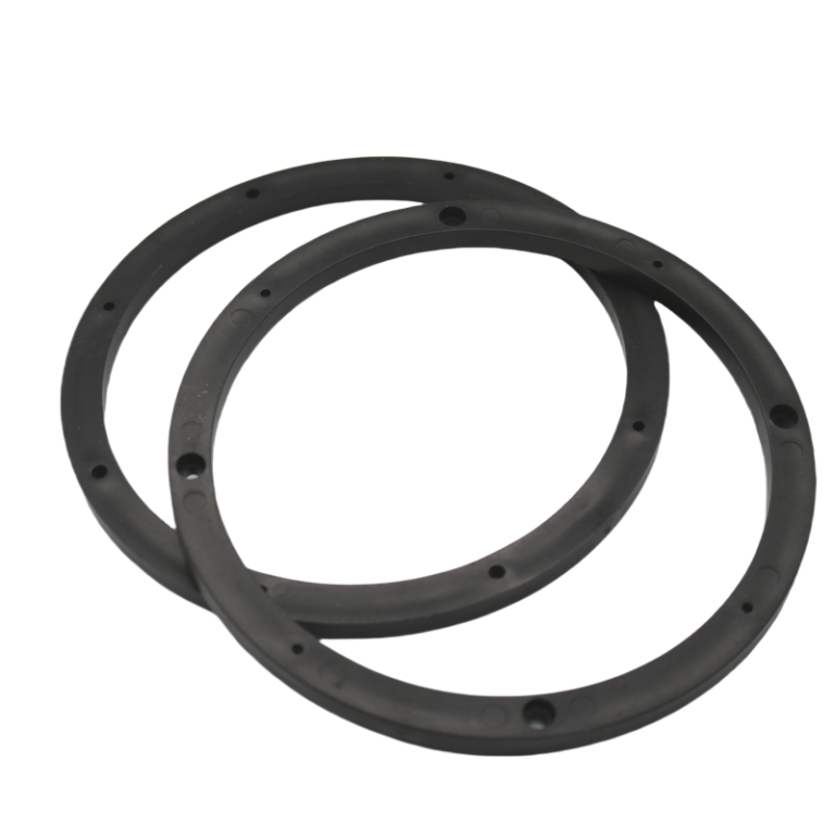 2pcs Thickness 9MM 6.5Speaker Spacers Universal Car Audio Speaker Soild Pad Subwoofer Mid Range Custom Installation Mounting Adapter