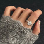 Trendy Vintage Sterling Silver Ring, Chic Daily All-match Premium Silver Ornament