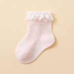 Baby Summer Lace Thin Mesh Breathable Baby Loose Mouth Mid Tube Socks