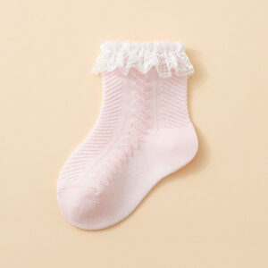 Baby Summer Lace Thin Mesh Breathable Baby Loose Mouth Mid Tube Socks