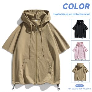 High-street Couple-matching Summer Shirt Cardigan Jacket Short-sleeve T-shirt