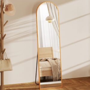 Arched Full Length Mirror, Full Body Standing Mirror, Hanging Or Leaning, For Home