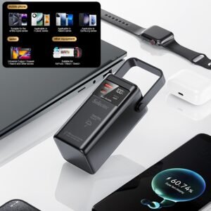 120W Portable Power Bank Large Capacity External Battery Fast Charging
