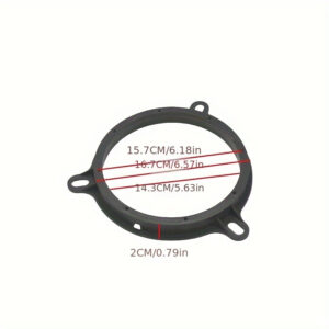 2Pcs 6.5-Inch Dia Car Speaker Spacer Ring Adapter 20mm Depth Bracket Extender Accessory Compatible With TEANA LIVINA TIIDA SYLPHY If Applicable