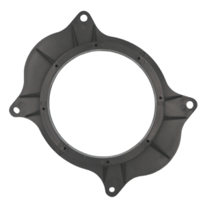 2pcs 6.5inch Black Door Speaker Adapter Spacer Rings Replacement For Levin With 2 Wire Harness Replacement