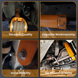 Front Upper Adjustable Control Arms Set 0-8” Lift For 1997-06 Jeep Wrangler TJ 86552708