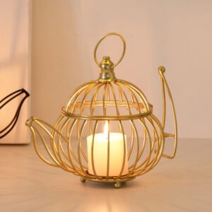 Living Room Coffee Table Vintage Candle Holder Ornament