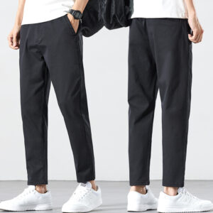 Men's Solid-Colored Versatile Casual Work Pants