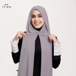 Solid-color High-quality Silky-soft Thick Chiffon With Built-in Magnets