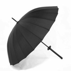 Heavy Duty Large Japanese Katana Warrior Style Anime Windproof Umbrella