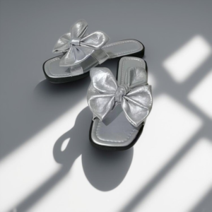 2026 New Fashion Bow Slip-On Slide Sandals, Versatile Open To Outdoor Women Shoes