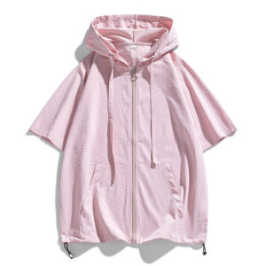 High-street Couple-matching Summer Shirt Cardigan Jacket Short-sleeve T-shirt