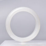 Natural Xinjiang Mutton-fat Grade White Jade Bracelet, Hetian