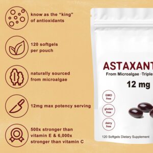 Antarctic Krill Oil Astaxanthin Soft Capsules