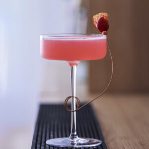 Japanese Crystal High Footed Cocktail Glass