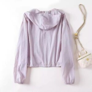 Ice-silk Quick-drying Sun-protective Clothing For Petite Figures