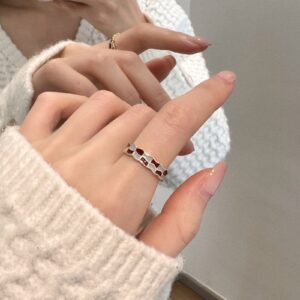 Vibrant Enamel Butterfly Ring, Delicate Purple Luxury Style, Premium Non-fade Everyday Wear Ring