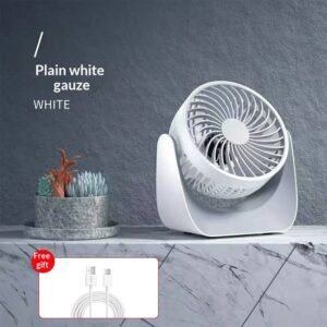 USB-charging High-wind-speed Touch-sensitive Silent Desktop Fan