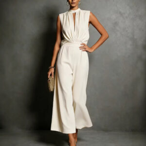 New Womens Elegant Sleeveless Two-piece Set